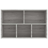 Book Cabinet/Sideboard Grey Sonoma 50x25x80 cm Engineered Wood 826612