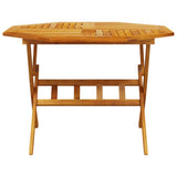 Folding Garden Table 110x75 cm Solid Wood Acacia 4004911