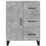 Highboard Concrete Grey 69.5x34x180 cm Engineered Wood 3190049