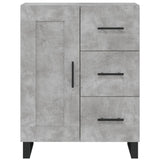 Highboard Concrete Grey 69.5x34x180 cm Engineered Wood 3190049