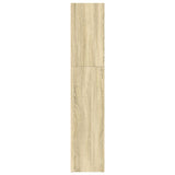 Bookcase Sonoma Oak 80x30x152 cm Engineered Wood 857942