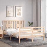 Bed Frame without Mattress 120x200 cm Solid Wood 3194566