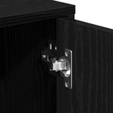 Sideboard Black Oak 60x31x70 cm Engineered Wood 869143