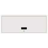 Wall Cabinet for Garage with Gas-lift Door White 883273