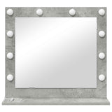 Vanity Mirror Rectangular Concrete Grey 60 x 55 x 18 cm 868288