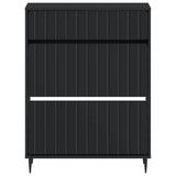 Shoe Cabinet ZWOLLE 78 x 24 x 103 cm Engineered Wood Black 896436