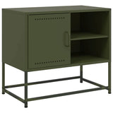 TV Cabinet Olive Green 68x39x60.5 cm Steel 846522