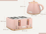 3000W 1.7L Kettle & 4 Slice Toaster, Kettle and Toaster Set with 7 Browning Controls and Crumb Tray, T3398P378860