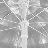 Hawaii Beach Parasol White 300 cm 314702