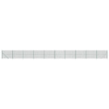 Chain Link Fence with Flange Green 1.8x25 m 153949