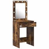 Dressing Table Smoked Oak 50 x 41 x 135 cm Engineered Wood 865041