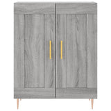 Sideboard Grey Sonoma 69.5x34x90 cm Engineered Wood 830186