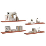 Wall Shelf 4 pcs Red 120 x 23.5 x 4 cm Engineered Wood 42019937