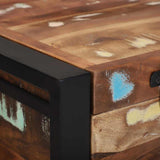 Storage Box Multicolour 80 x 35 x 45 cm Solid Reclaim wood 4015976
