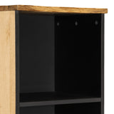 Sideboard 38x34x160 cm Solid Wood Rough Mango 377544