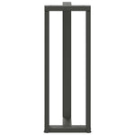 ZNTS Bar Table Legs T-Shaped 2 pcs Anthracite 40x35x cm Steel 4013098