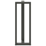 ZNTS Bar Table Legs T-Shaped 2 pcs Anthracite 40x35x cm Steel 4013098