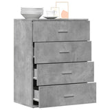 Sideboard Concrete Grey 60x39x80 cm Engineered Wood 840530