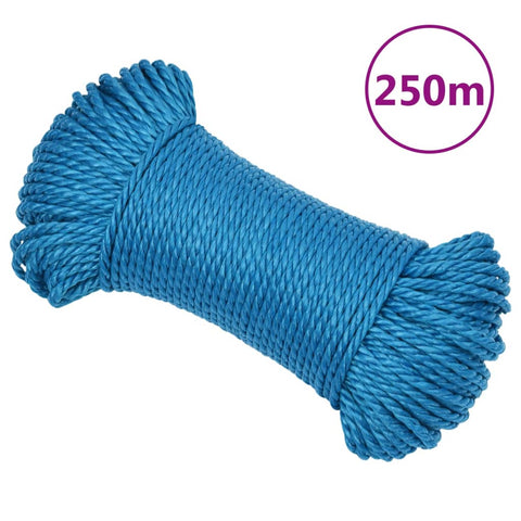 Work Rope Blue 8 mm 250 m Polypropylene 152970