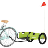 Bike Trailer Green Oxford Fabric and Iron 94179