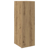 4 Piece TV Cabinet Set Wall-mounted Artisan Oak Engineered Wood 3329154