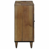 Sideboard with Shelf Brown 90 x 33.5 x 75 cm Solid Mango Wood 4018360