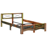 Bed Frame without Mattress Solid Reclaimed Wood 140x200 cm 247666