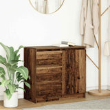 Sideboard with Drawer Old Wood 71x35x65 cm Engineered Wood 861578
