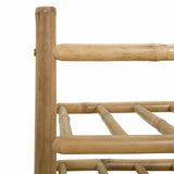 Wine Rack Natural 57 x 29.5 x 36 cm Bamboo 42028070