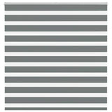 Zebra Blind Dark Grey 150x150 cm Fabric Width 145.9 cm Polyester 4014141