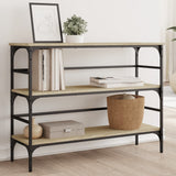 Console Table Sonoma Oak 100x32x75 cm Engineered Wood 839049