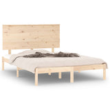 Bed Frame without Mattress 140x190 cm Solid Wood Pine 3104783