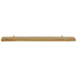 Wall Shelves 2 pcs 110x15x4 cm Solid Wood Teak 340757