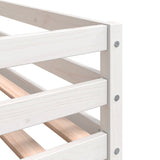 ZNTS Kids' Loft Bed without Mattress with Ladder White 90x200 cm 835899