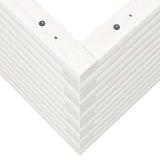 Garden Planter White 90x40x45.5 cm Solid Wood Pine 847269