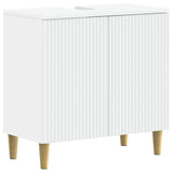 Bathroom Sink Cabinet ARNHEM White 59.5 x 31.5x 59 cm 896565