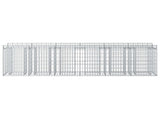 Gabion Raised Bed 2 pcs Silver 3422222