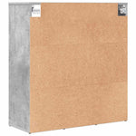 Shoe Cabinet Concrete grey 77.5 x 30 x 83.5 cm Engineered wood 808724