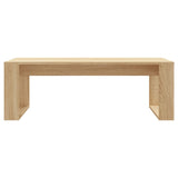 Coffee Table Sonoma Oak 102x50x35 cm Engineered Wood 823361