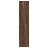 Highboard Brown Oak 70x41x185 cm Engineered Wood 3281693