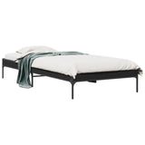 Bed Frame without Mattress Black 90x190 cm Single 845051