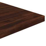120 x 80 x 75 cm Solid Acacia Wood Dark Brown and Black 937621