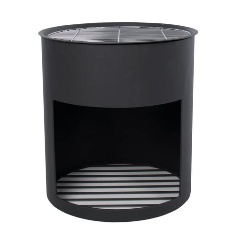 ZNTS RedFire Fire Barrel Milshire Black Steel 429040