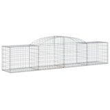 Arched Gabion Baskets 15 pcs 300x50x60/80 cm Galvanised Iron 3146677