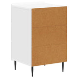 Bedside Cabinet High Gloss White 43x 41 x 68 cm Engineered Wood 894329
