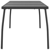 Garden Table Anthracite 165x80x72 cm Steel Mesh 362734