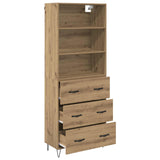 Highboard 2 pcs Artisan Oak 69.5 x 34 x 180 cm Engineered Wood 3415929
