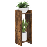 Plant Stand 2 pcs Smoked Oak 30 x 30 x 80 cm Engineered Wood 899587