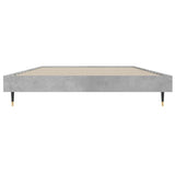 Bed Frame without Mattress Concrete Grey 100x200 cm 832161