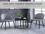 Dining Chairs Set of 2 Contemporary Design for Office Dining Kitchen with Soft Fabric Seat and Back T3398P328155